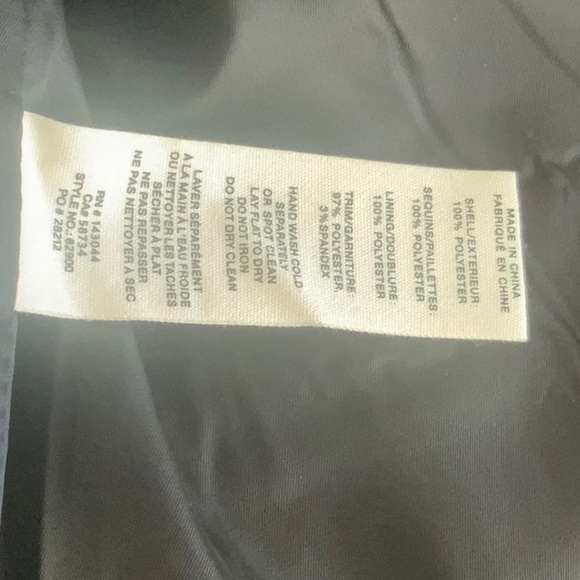 Anthropologie sequin open blazer. Size M - Picture 4 of 4